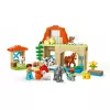 Konstruktorius LEGO DUPLO Ūkio gyvūnų priežiūros rinkinys 10416 – 74 detalės, 2 figūrėlės, nuo 2 metų