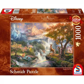 Dėlionė Schmidt Spiele Disney Bambi 1000 dalių, 693 mm, nuo 12 metų