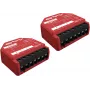 Belaidis išmanusis jungiklis Shelly SHELLY_1PM_GEN3_2ER (2 vnt.) – 110–240 V, 1,2 W, plastikinis korpusas