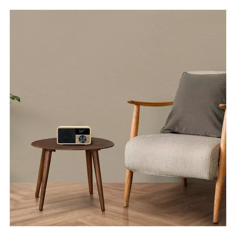 Stalinis radijo imtuvas Sangean DDR-7 Natural Wood FM AM Bluetooth