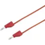 VOLTCRAFT matavimo zondas [Kištukas 4 mm - Kištukas 4 mm] 5 m Raudonas MSB-300 (MSB-300-5-Red)