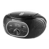 Nešiojamas CD grotuvas JVC RD‑E221B – juodas, CD/MP3, kasečių dekas, USB atkūrimas, FM radijas, AUX, baterija/tinklo maitinimas