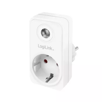 LogiLink PA0263 Apsauga nuo įtampos šuolių Balta 1 AC lizdas 230V