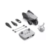Kvadrakopteris DJI Air 3s RC-N3 – 50 MP kamera, 4K (3840×2160), 4 rotoriai, maks. greitis 27 m/s, nuotolis 32000 m, 4276 mAh baterija, pilka