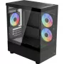 Kompaktiškas kompiuterio korpusas Micro/Mini-ITX AEROCOOL Geh Viewport Mini-G-BK-v4 ARGB juodas