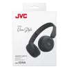 Ausinės JVC HA-S59W – belaidės ir laidinės Bluetooth, USB‑C, uždėjimo ant ausų, 20–20000 Hz, 1,2 m laidas, 148 g, juodos