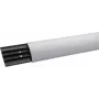 Hager SL1807507035 Grindinis kabelių kanalas (Ilgis x Plotis x Aukštis) 2000 x 73 x 18 mm 1 vnt. Pilka (RAL 7035)