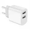 Gembird TA-UC-2A12-01 2 USB įkroviklis 2.4A 24W baltas