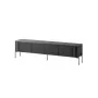 TV spintelė cama meble VERA 190x40x50 cm matinė juoda