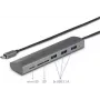 Renkforce RF-3374948 sąsajų šakotuvas USB 2.0 Type-C 5000 Mbit/s sidabrinis (RF-3374948)