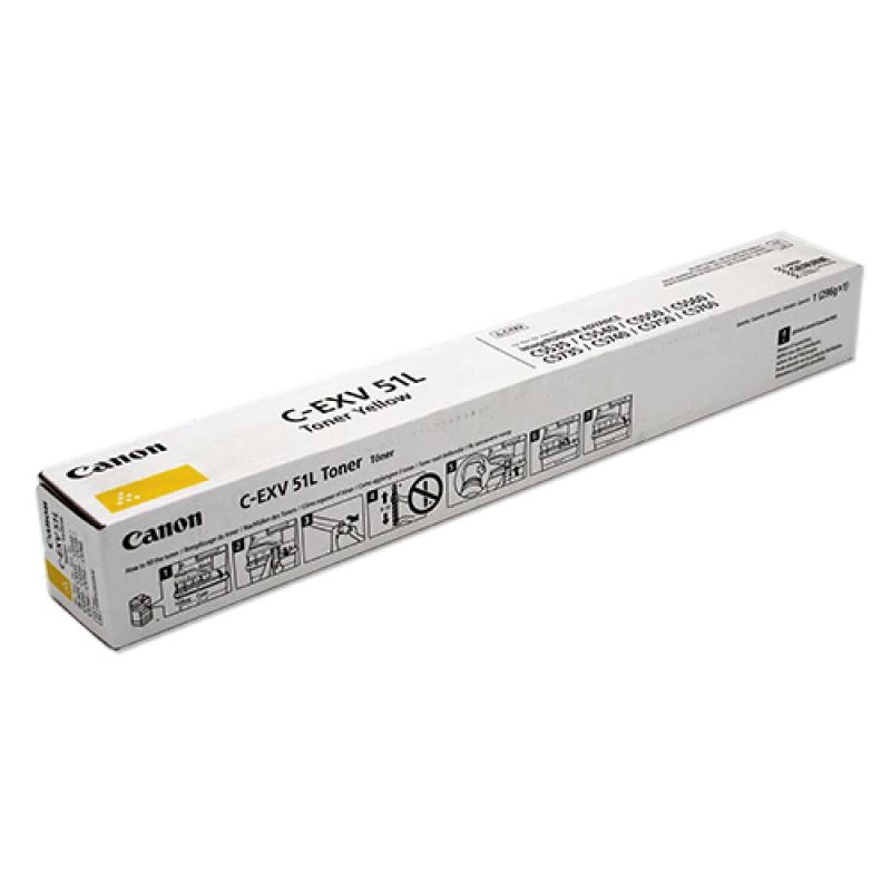 Canon C-EXV51 originalus geltonas toneris