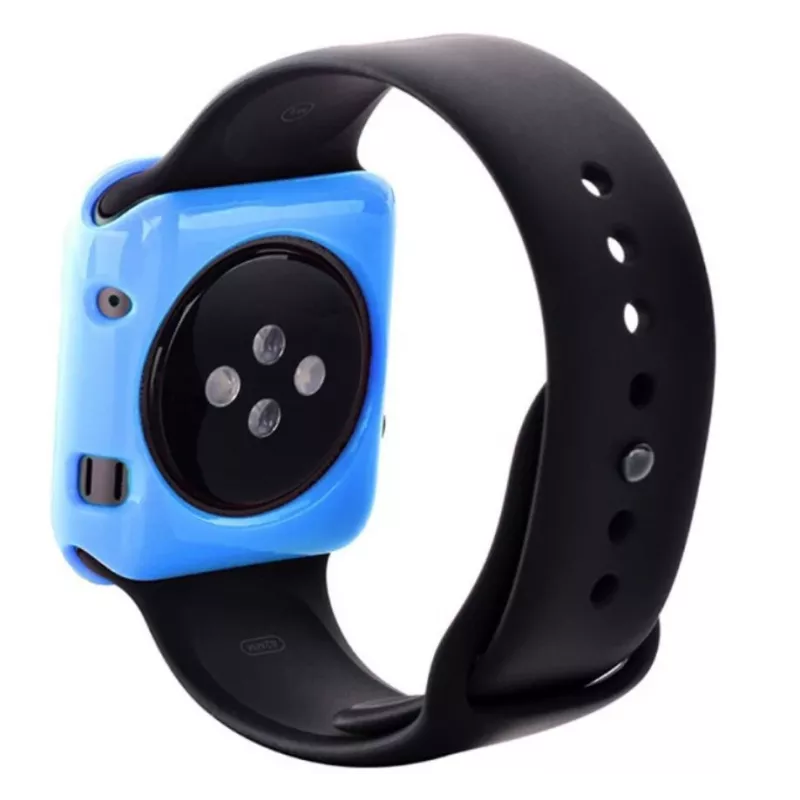 Apsauginis dėklas Devia Apple Watch 38 mm, mėlynas