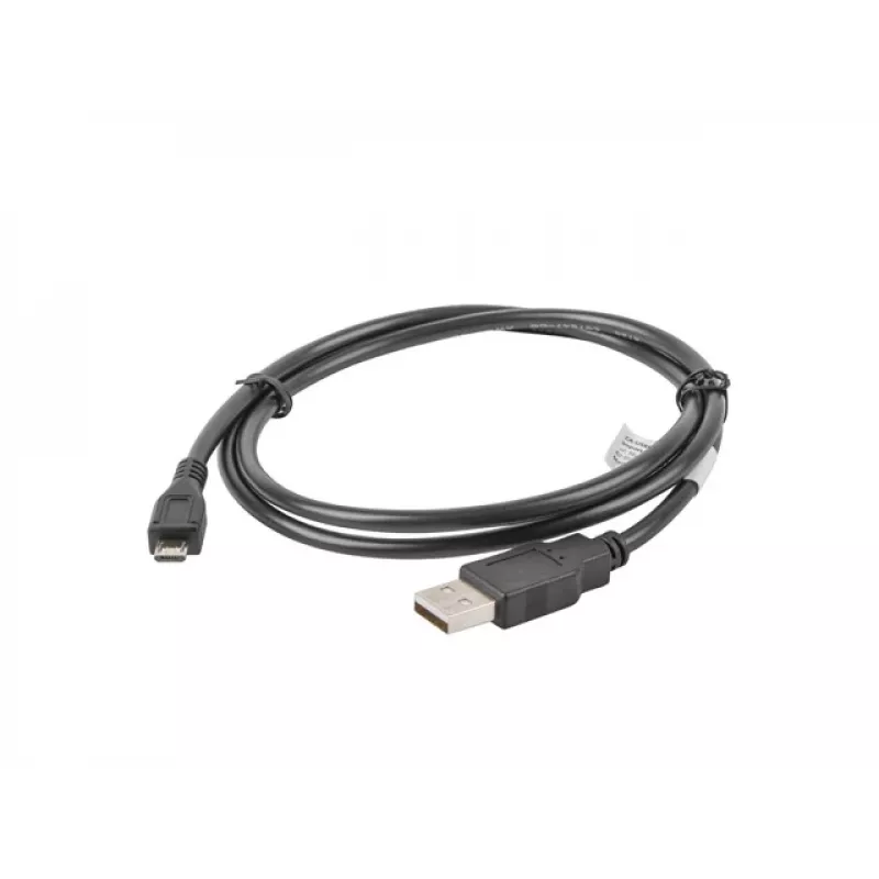 Lanberg CA-USBM-10CC-0010-BK USB 2.0 laidas, Micro-USB B, USB A, 1 m, juodas