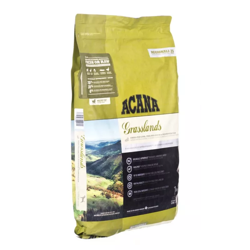 ACANA Highest protein Grasslands Dog - sausas šunų ėdalas - 6kg