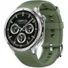 ONEPLUS Watch 3 Emerald Titanium išmanusis laikrodis – 46 mm nerūdijančio plieno korpusas, 1,5 colio AMOLED, GPS, IP68, 16 dienų baterija, žalias guminis dirželis