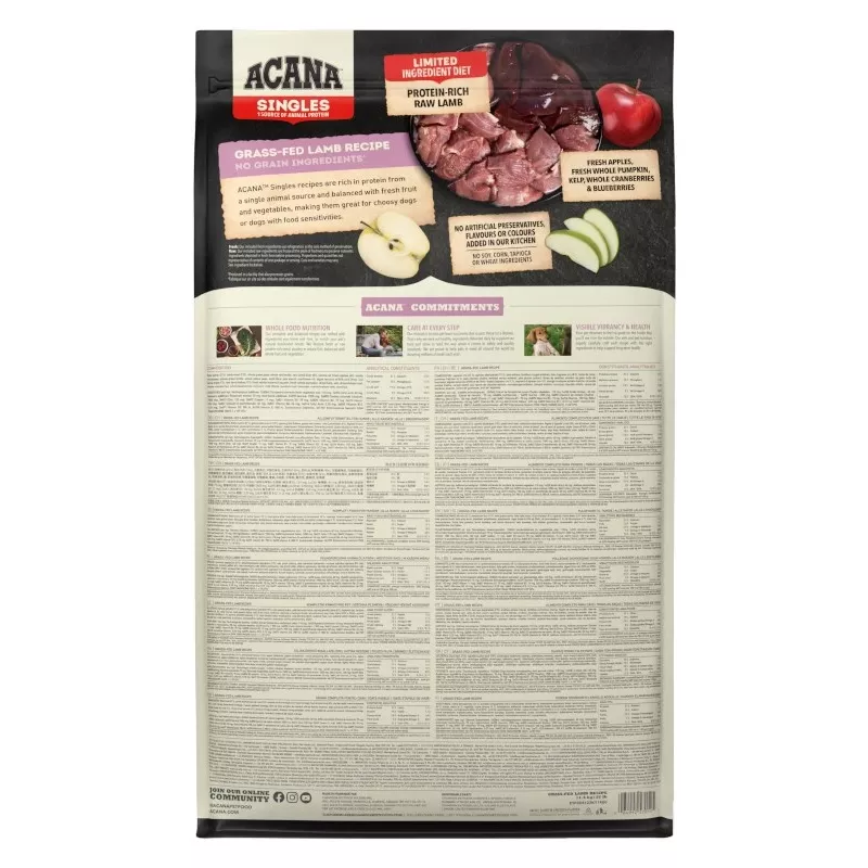 ACANA Singles Grass-Fed Lamb - sausas šunų ėdalas - 11,4 kg