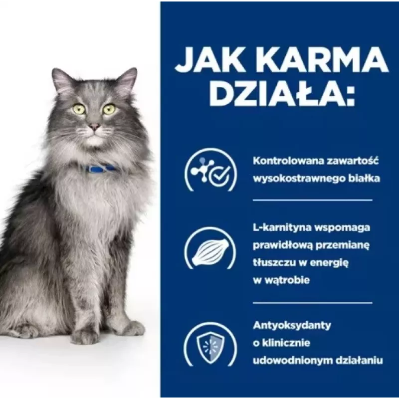 HILL'S Prescription Diet Liver Care - sausas kačių ėdalas - 1,5 kg