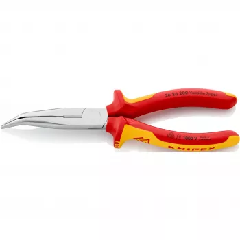 KNIPEX izoliuotos replės 1000V lenktos pailgos 200mm