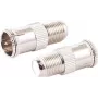 F-Quick jungties į F lizdą adapterių rinkinys ShiverPeaks 85320-EC-SET2 (koaksialinio ryšio priedas)