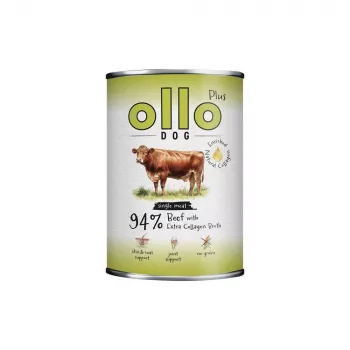 Ollo Plus Kolagen Beef 400g konservas šunims