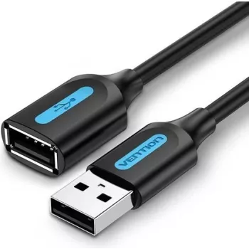 USB 2.0 ilginimo laidas Vention CBIBG 1,5 m – juodas