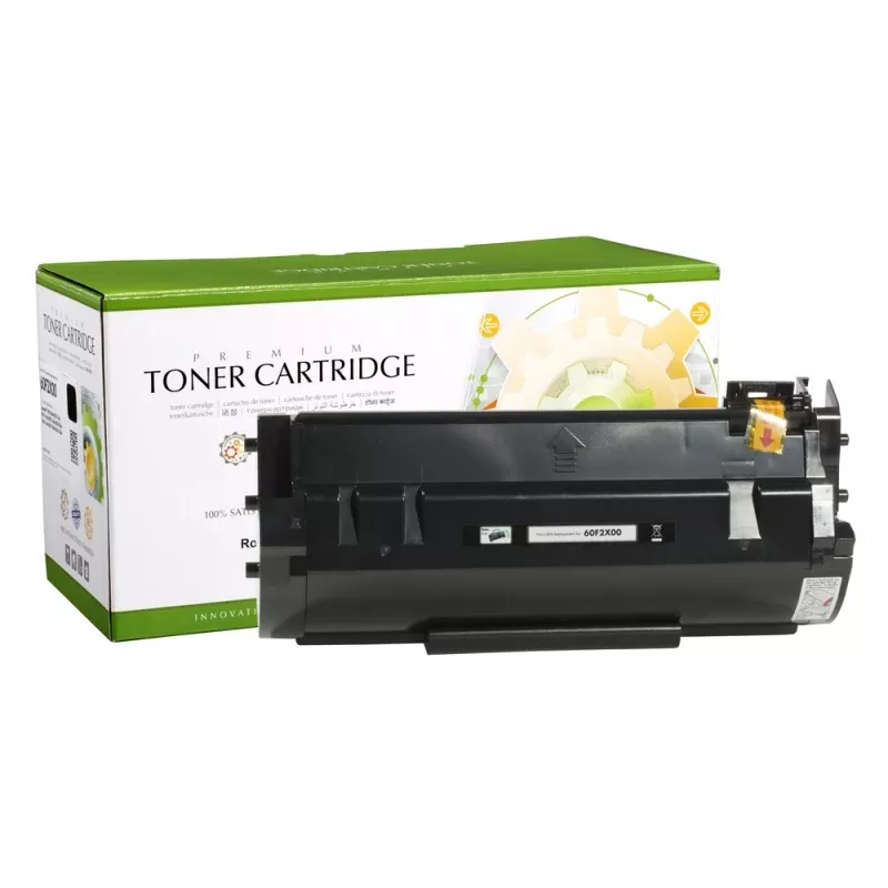 Dažų kasetė Static Control, suderinama su Lexmark 602X, juoda, 20000 puslapių