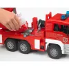 BRUDER MAN gaisrinis automobilis su besisukančiais kopėčiais