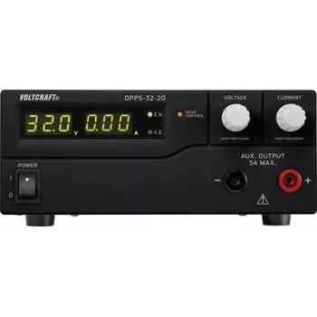 VOLTCRAFT Laboratorinis maitinimo šaltinis, reguliuojamas DPPS-32-20 1–32 V/DC 0–20 A 640 W USB programuojamas, 1 išėjimas