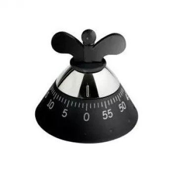 Alessi A09 B virtuvinis laikmatis, juodas