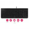 CHERRY KC 1000 klaviatūra namams USB Šveicariška juoda