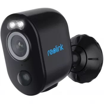 Reolink Argus Series B330 belaidė stebėjimo kamera Wi-Fi, juoda, 5 MP (2880x1616), maitinama baterija, IP65 apsauga nuo oro sąlygų, spalvotas naktinis matymas, išmanus aptikimas