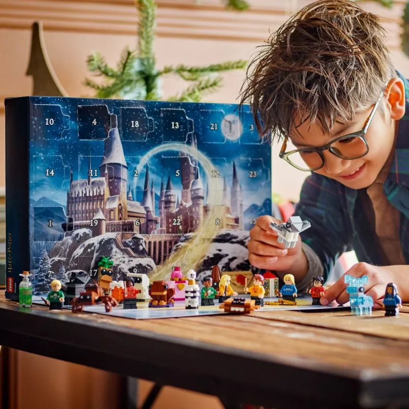 Konstruktorius LEGO Kalėdų kalendorius „Haris Poteris“ 2025 rinkinys 76456 – 278 dalių, 8 minifigūrėlės, nuo 7 metų