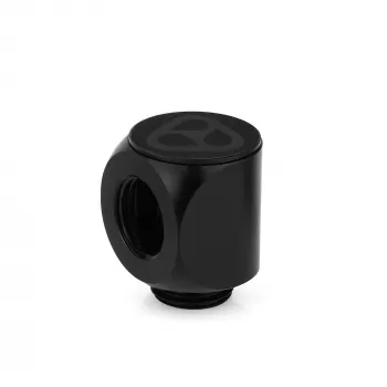 Thermal Grizzly DeltaMate Rotary FF90° – vandens aušinimo jungtis, juoda, 1 vnt. (TG-DM-FIT-0010)