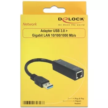 Tinklo adapteris DeLOCK 62616 Ethernet 1000 Mbit/s USB 3.0