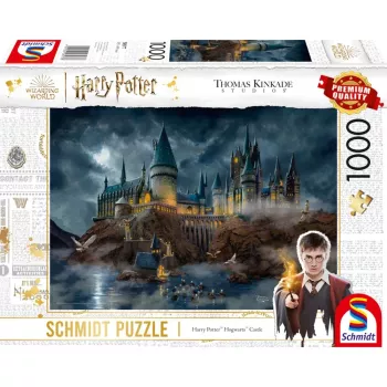 Thomas Kinkade Studios Wizarding World Harry Potter - Hogwarts pilis, dėlionė 1000 dalių