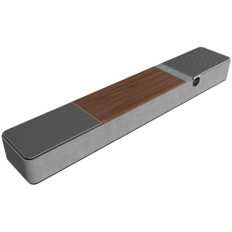 Garso juosta KLIPSCH Flexus CORE 100 — 2.1 kanalai, 100 W, įmontuotas žemų dažnių garsiakalbis, pilka/graikinis riešutas