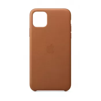 Apple dėklas iPhone 11 Pro Max - odinis, Saddle Brown (MX0D2ZM/A)
