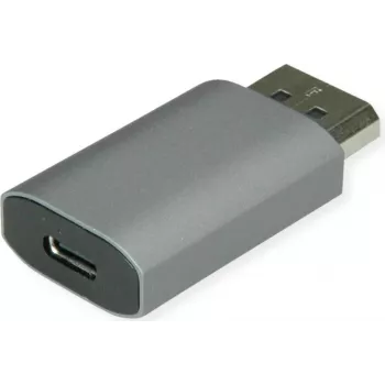 VALUE Display Adapter dvipusis USB C – DP ST/BU – Adapteris – Skaitmeniniai/Duomenys (11.99.5957)