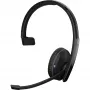 EPOS 1000896 Ausinės viršugalvinės Bluetooth Mono Juodos Triukšmo slopinimas