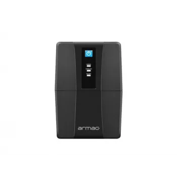 UPS ARMAC HL/850E/LED/V2 – linijinis-interaktyvus 0,85 kVA, 480 W, 12 V 7 Ah baterija, 2× E tipo lizdai, AVR, 40 dB