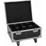 Flightcase Roadinger 31005247 4× AKKU MBT-3 su ratukais ir integruota įkrovimo funkcija