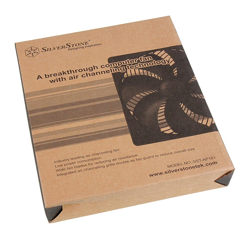 Ventiliatorius korpusui SilverStone SST-AP181 180mm juodas