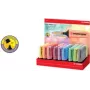 Stabilo BOSS ORIGINAL Pastel žymeklių rinkinys — 45 vnt., kaltinis antgalis, pastelinės spalvos