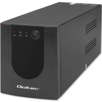 Nepertraukiamo maitinimo šaltinis UPS Qoltec 53775 1,2 kVA 720 W 4 AC lizdai