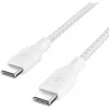 USB laidas Belkin BOOST CHARGE USB 2.0 2m USB-C baltas