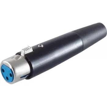 XLR jungtis ShiverPeaks BS55025 juodas korpusas – 3 kontaktų garso mikrofonų/linijų jungtis