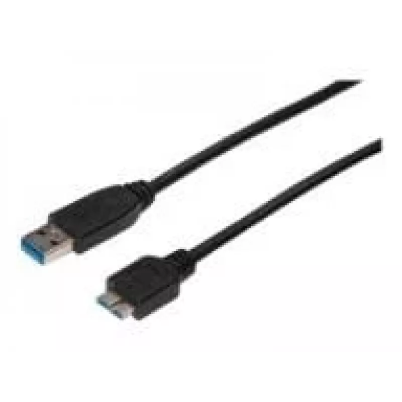 ASSMANN SuperSpeed USB 3.0 laidas, USB A kištukas į Micro USB B kištuką, Cu AWG 28, 2x ekranuotas, ilgis 1,0 m (AK-300116-010-S)