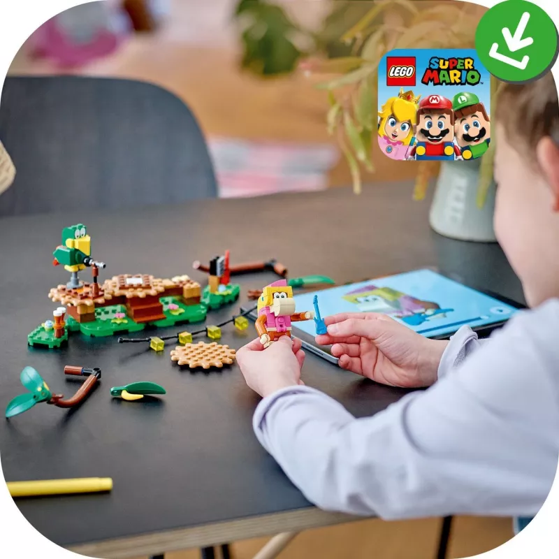LEGO Super Mario Džiunglių Džemas plėtinys 71421 su Diksy Kong – interaktyvaus žaidimo rinkinys