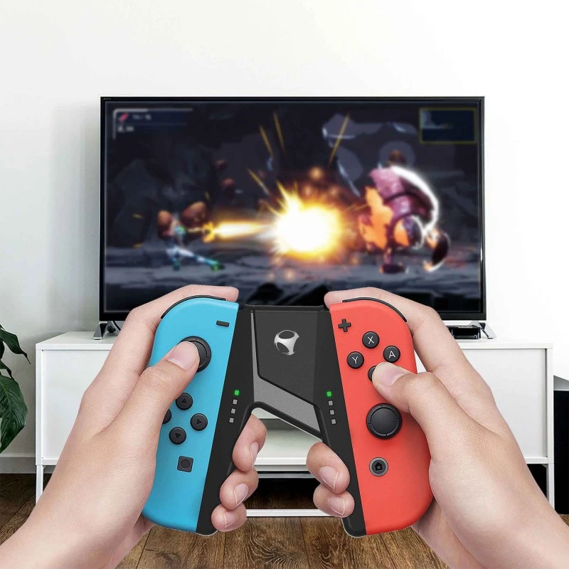 Subsonic Power Grip laikiklis su įkrovimu, skirtas Switch
