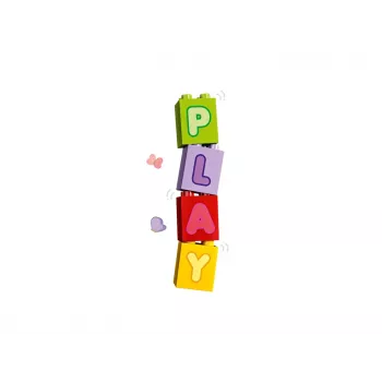 Konstruktorius LEGO DUPLO 10421 ABC Sunkvežimis, 36 dalių, 2 minifigūrėlės, nuo 2 metų, 110×140×70 mm